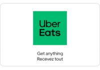 Uber Eats Gift Cards